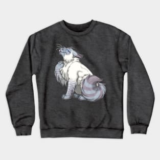 Blue Lynx Point Longhair Crewneck Sweatshirt